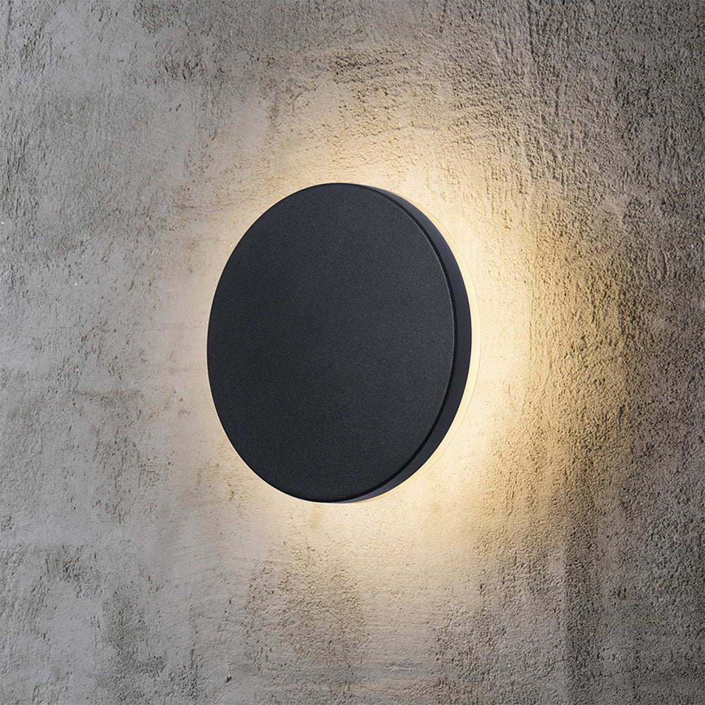 12W LED Wandleuchte Außen Schwarz Indirekte Beleuchtung Außenwandleuchte IP65 3CCT 3000-6500K – Bild 11