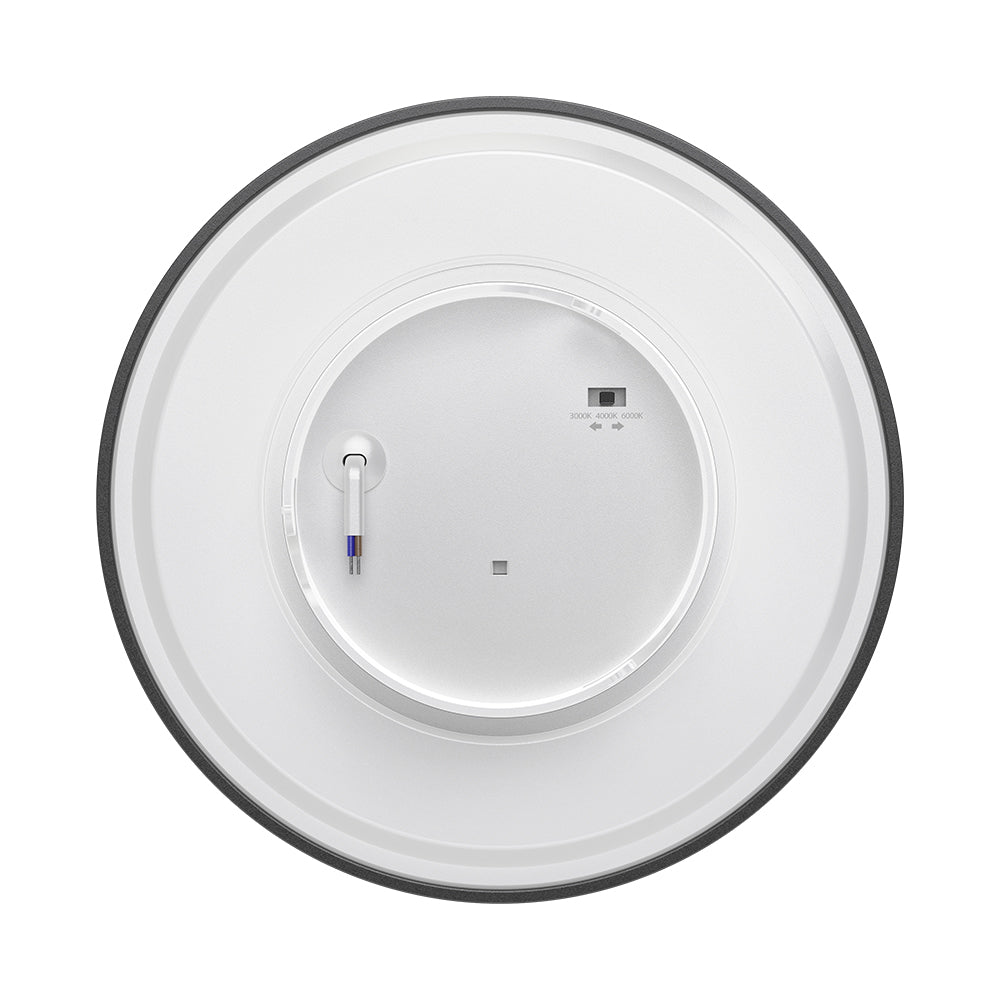 12W LED Wandleuchte Außen Schwarz Indirekte Beleuchtung Außenwandleuchte IP65 3CCT 3000-6500K – Bild 6