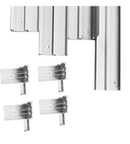 Aufbaurahmen Rand Weiß Aluminium für LED Panel 62 x 62cm Backlight Braytron – Bild 4
