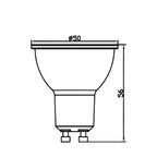 GU10 LED Spot 7W Grün 38° – 2er Set – farbige Akzentbeleuchtung – Bild 9