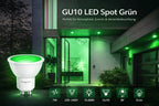 GU10 LED Spot 7W Grün 38° – 2er Set – farbige Akzentbeleuchtung – Bild 2