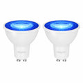 GU10 LED Spot 7W Blau 38° – 2er Set – farbige Akzentbeleuchtung