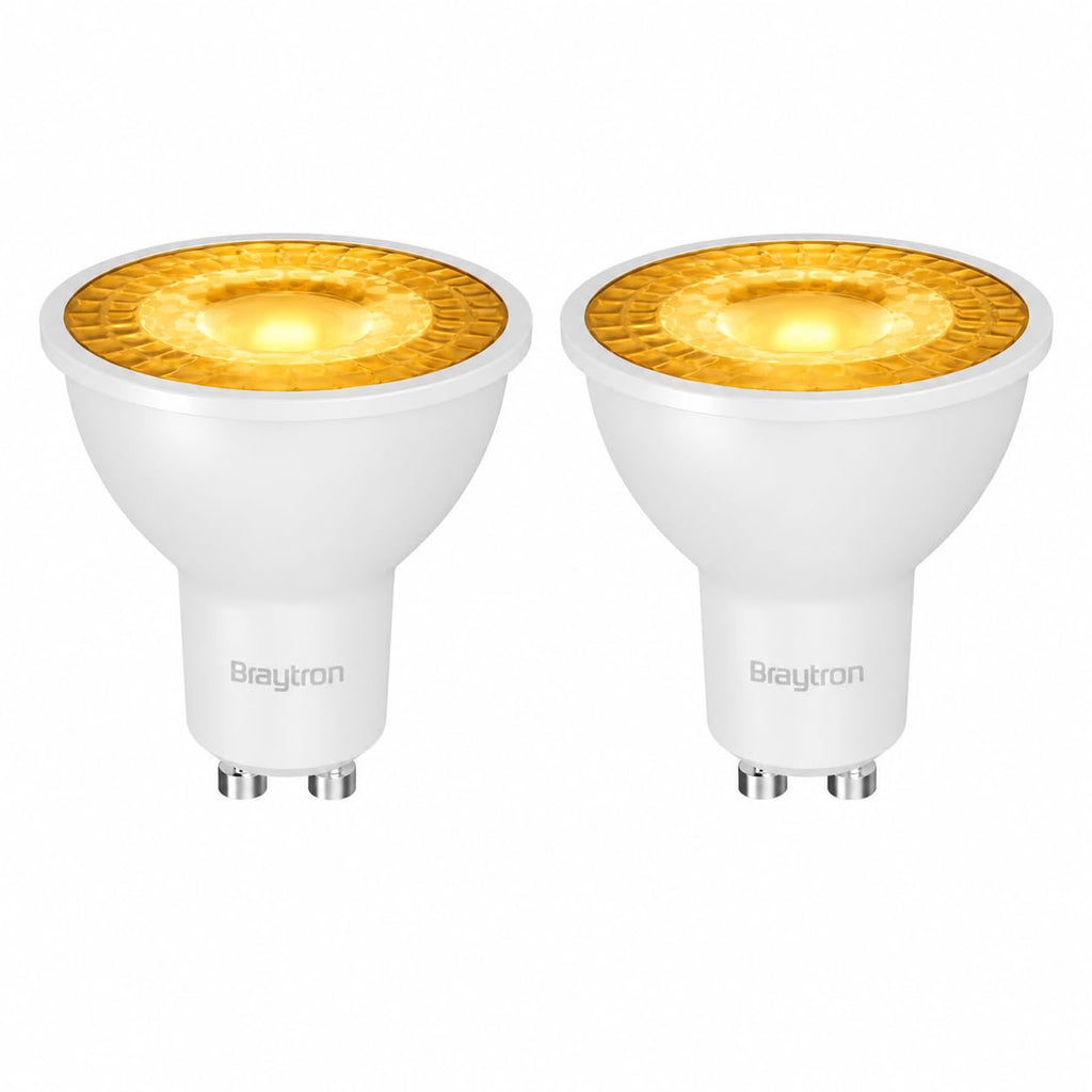 Braytron GU10 LED Spot Amber 7W 38° – 2er-Set