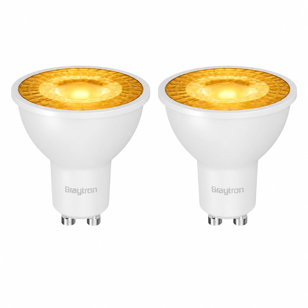 Braytron GU10 LED Spot Amber 7W 38° – 2er-Set