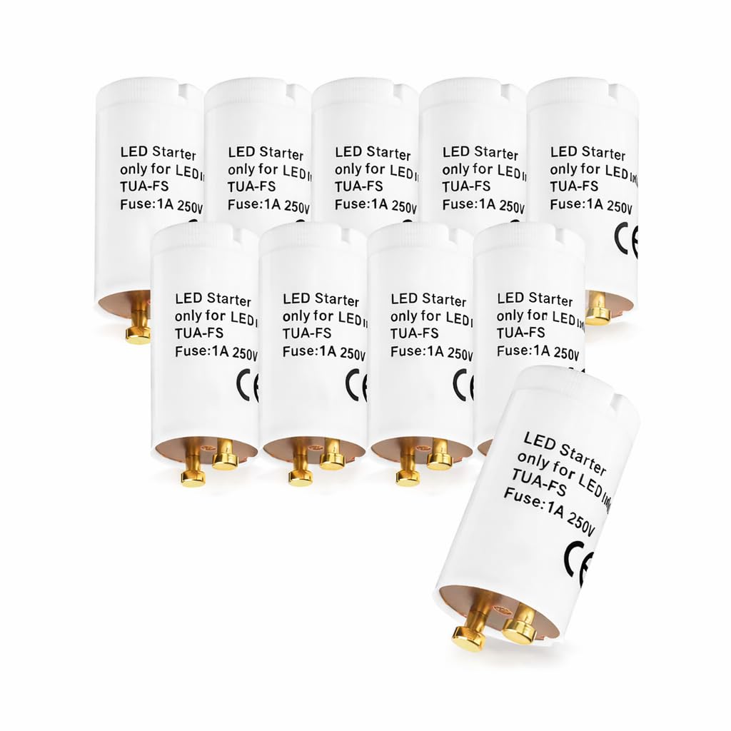 LED Starter T8 10er Set – Starterbrücke für LED Röhren KVG/VVG 250V 1A – Bild 3