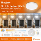LED Deckenleuchte mit Notlicht & Bewegungsmelder 5CCT | PurpleLights – Bild 16