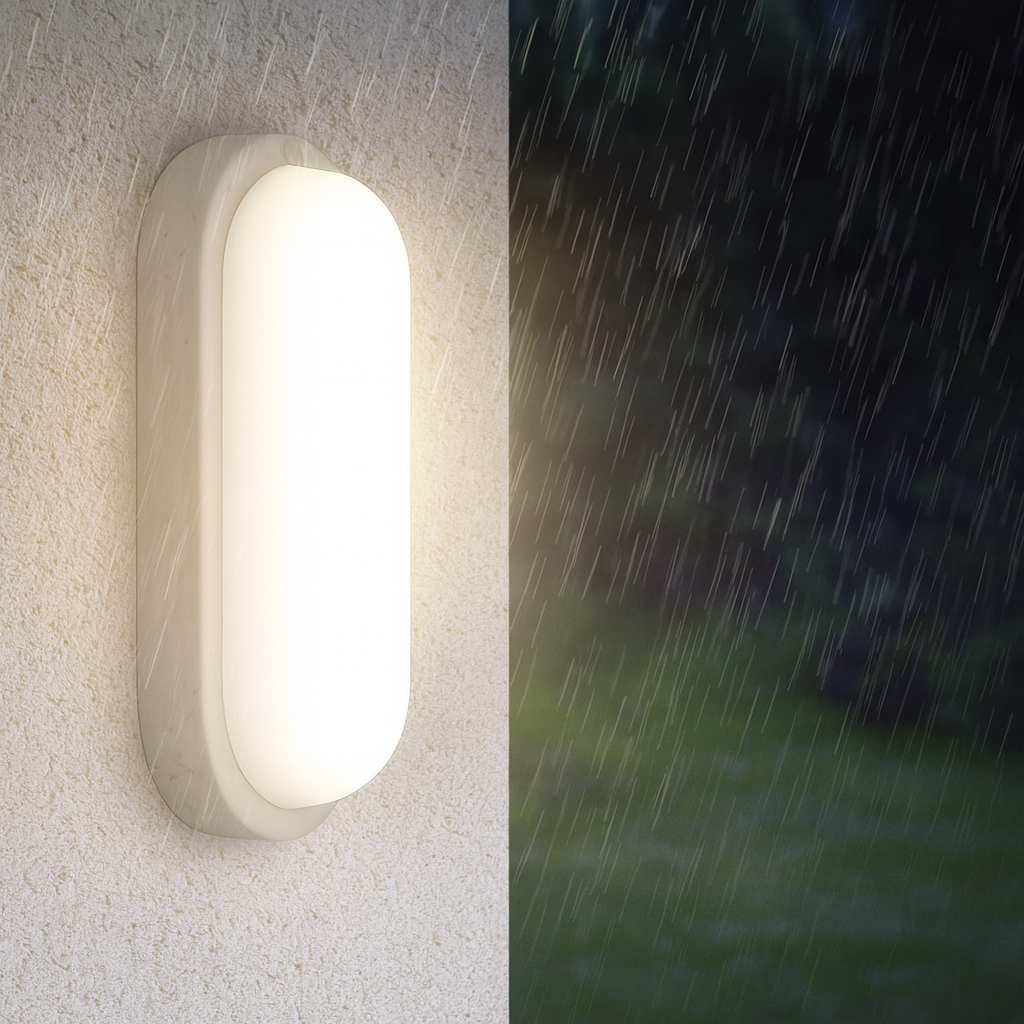 Braytron LED 8W Wand Decken Leuchte Feuchtraumleuchte Keller Außen Flur Garage 3000K IP54 – Bild 9