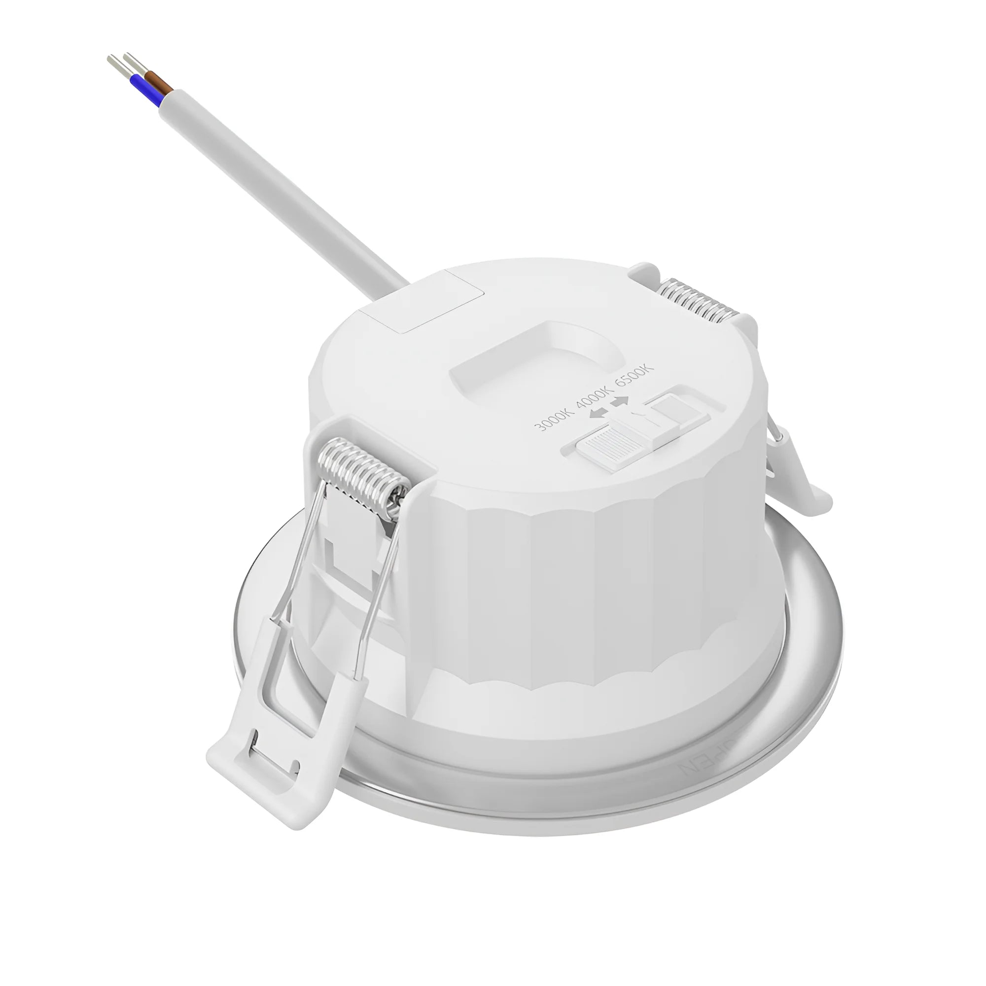 LED Einbaustrahler weiß 68mm 9W IP54 3in1 CCT – Feuchtraum geeignet – Bild 9