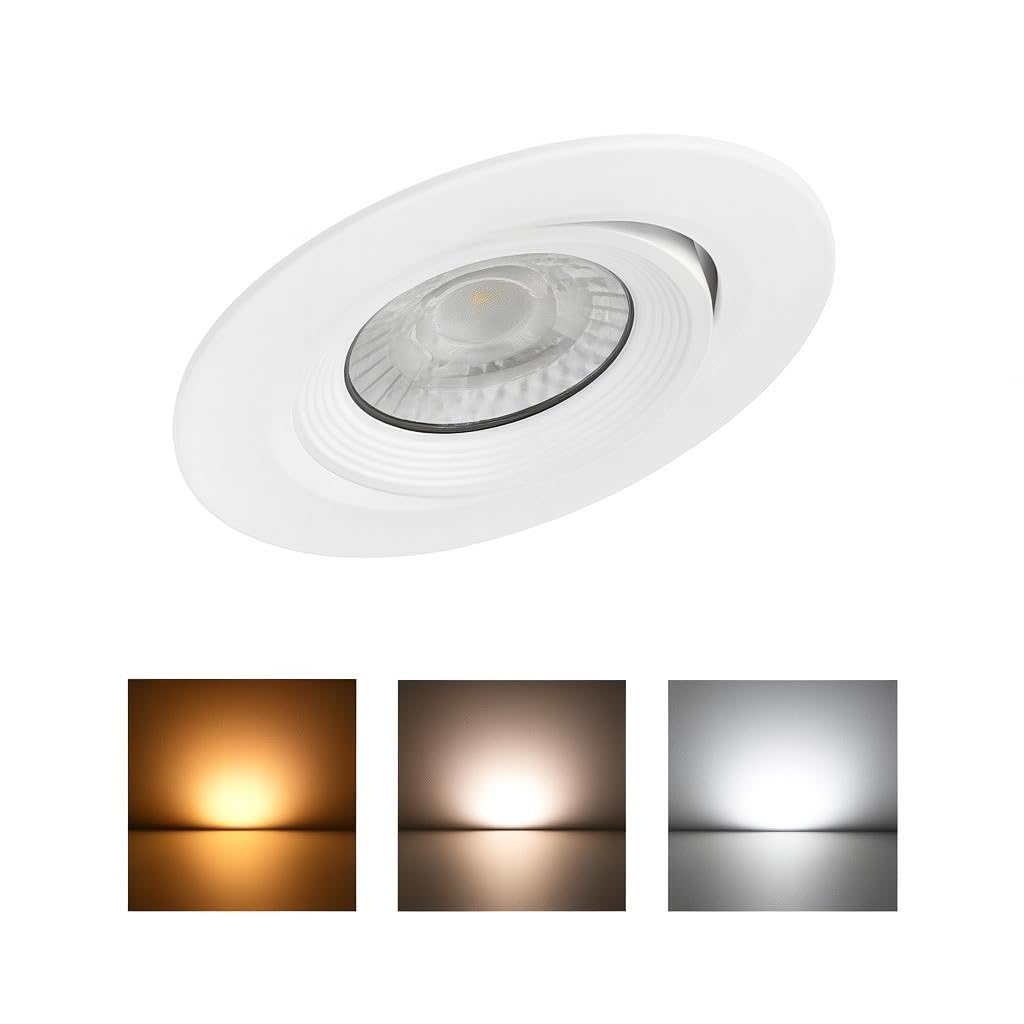 Braytron LED Einbaustrahler 10 W Weiß – Schwenkbar, 3CCT, 950 lm – Bild 12