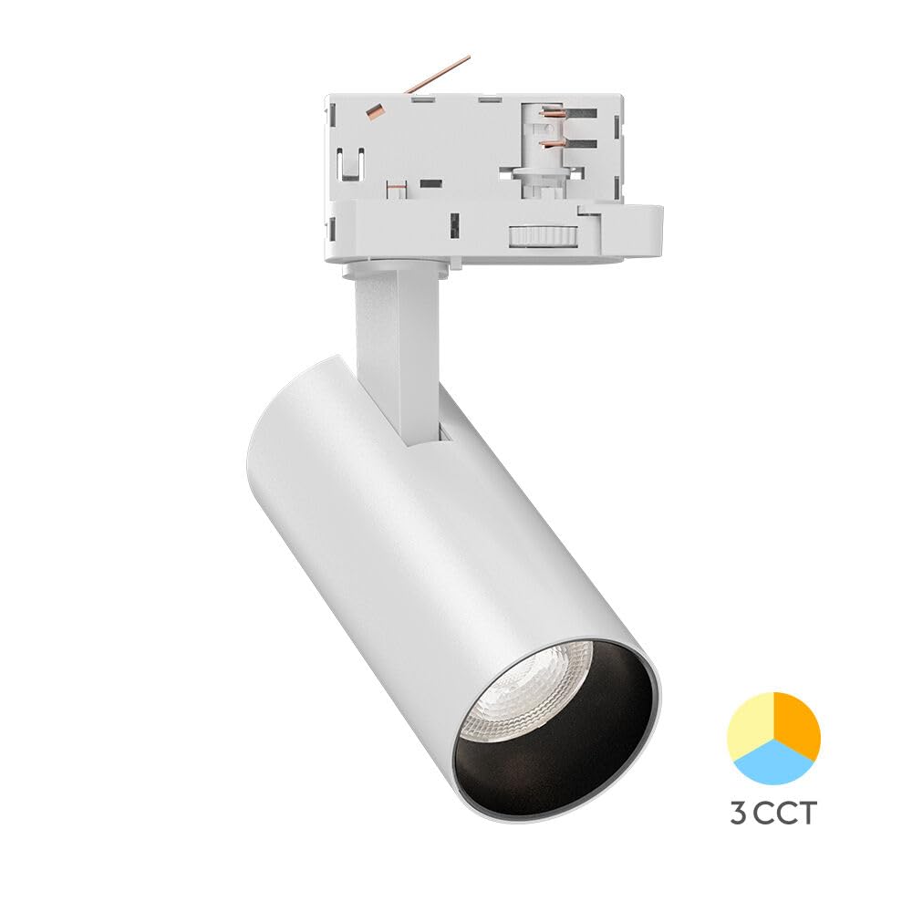 Braytron 3-Phasen LED-Strahler 15 W Weiß – 3CCT, drehbar & flexibel