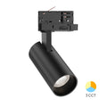 Braytron 3-Phasen LED-Strahler 15 W Schwarz– 3CCT, drehbar & flexibel