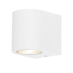 Wandleuchte Weiß Aluminium – 1xGU10 IP44 für Außen & Innen, modern – Bild 2
