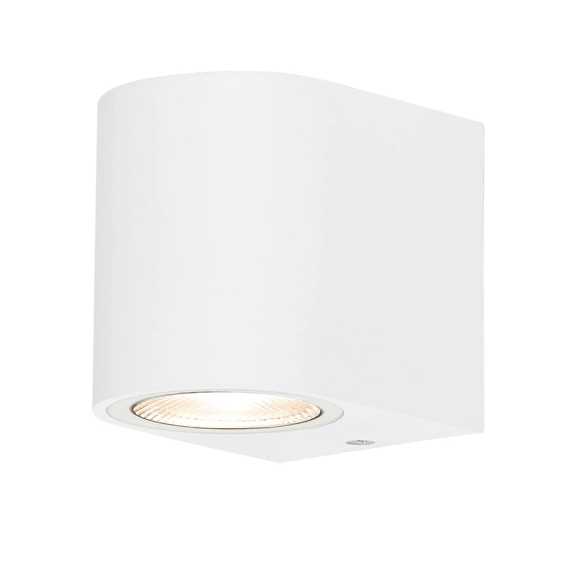 Wandleuchte Weiß Aluminium – 1xGU10 IP44 für Außen & Innen, modern – Bild 2
