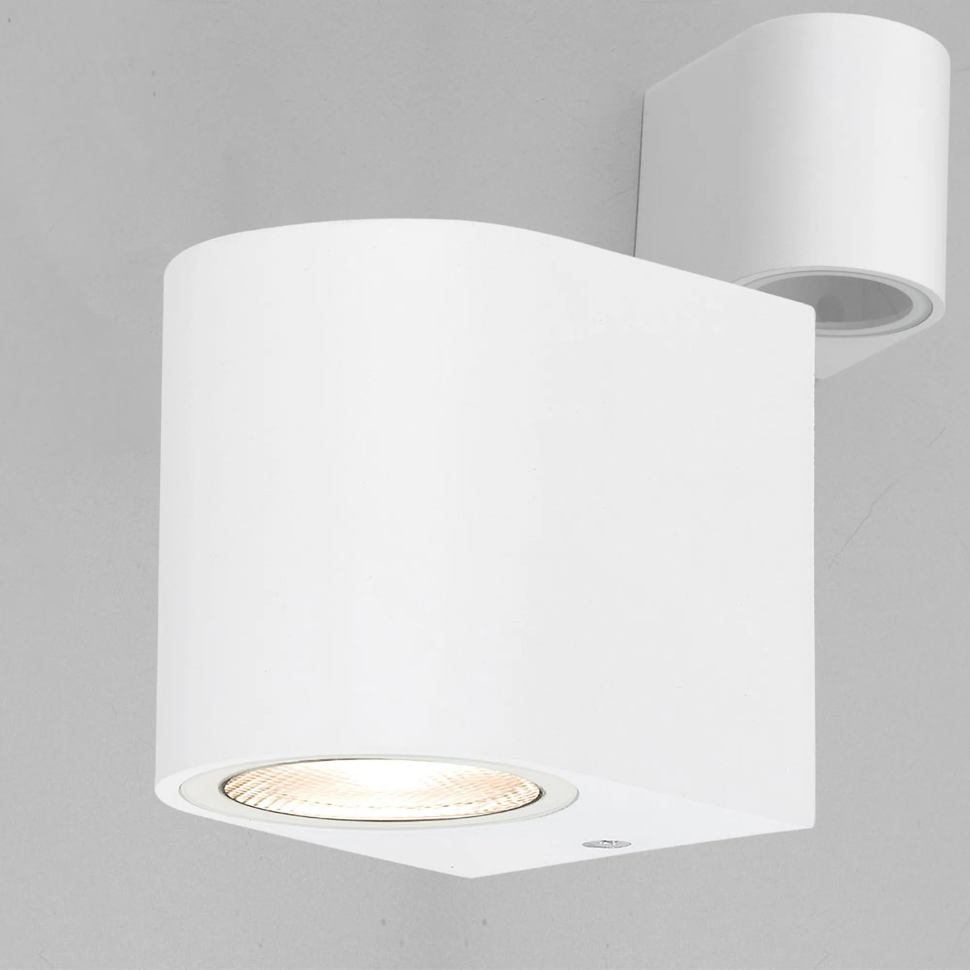 Wandleuchte Weiß Aluminium – 1xGU10 IP44 für Außen & Innen, modern – Bild 3
