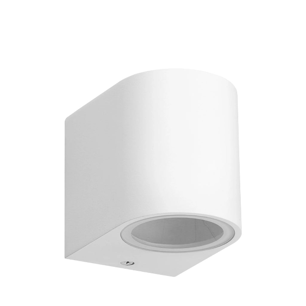 Wandleuchte Weiß Aluminium – 1xGU10 IP44 für Außen & Innen, modern – Bild 4