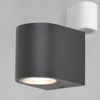 Wandleuchte Aluminium Anthrazit – 1xGU10 Fassung, IP44 für Außen&Innen – Bild 3