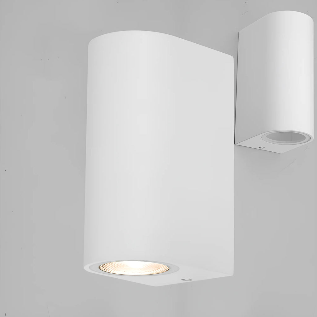 Wandleuchte Weiß Aluminium IP44 – 2xGU10 Up&Down Außenleuchte modern – Bild 2