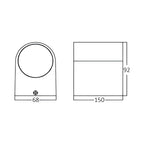 Wandleuchte Weiß Aluminium IP44 – 2xGU10 Up&Down Außenleuchte modern – Bild 5