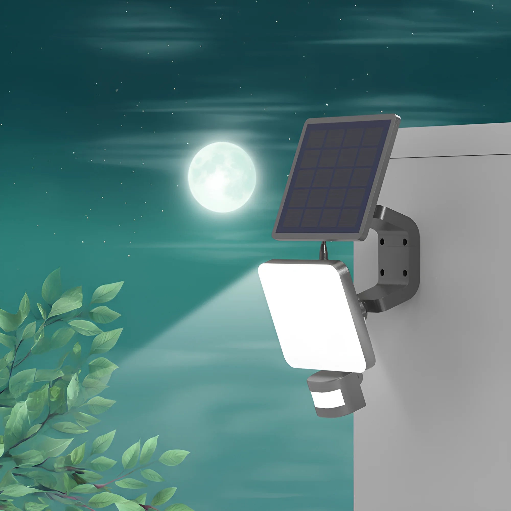 BRY-SOLARIS-W2-BLC-15W-3IN1-IP54-SOLAR WALL LIGHT – Bild 2