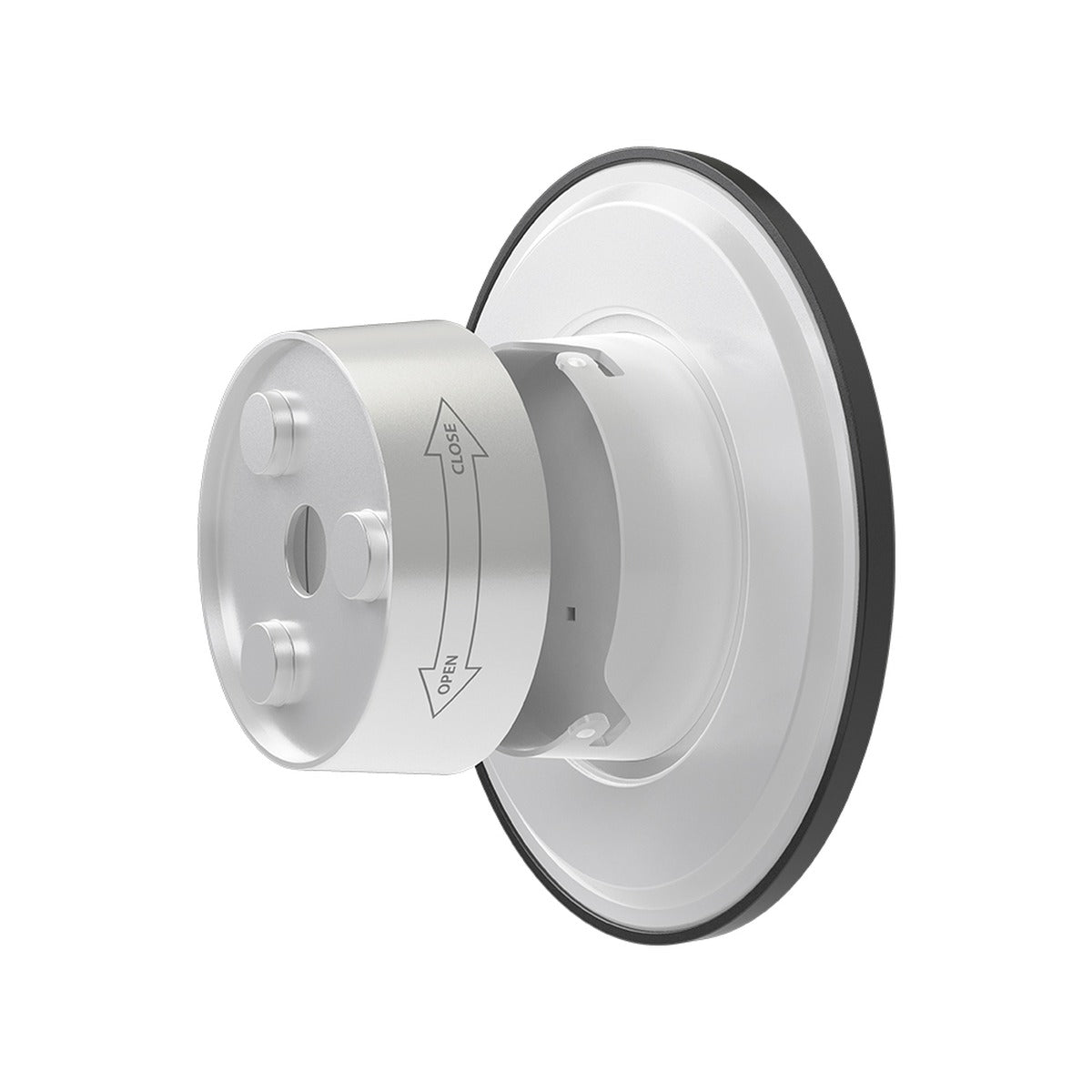 LED 10W Ø180 mm Wandleuchte Designer Wandlicht Rund schwarz indirekte Beleuchtung IP65 3000-6500K – Energielabel