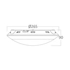 Braytron Deckenleuchte Deckenlampe Deckenlicht E27 Weiß Eingang Flur Außenbereich modern – Bild 8