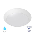 Außen-Deckenleuchte E27 IP65 Sensor Weiß Ø265 mm – Bild 2