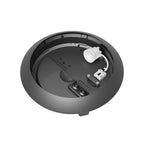 Außen-Deckenleuchte E27 IP65 Sensor Anthrazit Ø265 mm – Maßzeichnung