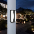 LED-Außenwandleuchte 15 W 1460 lm 3000 K IP65, Grau