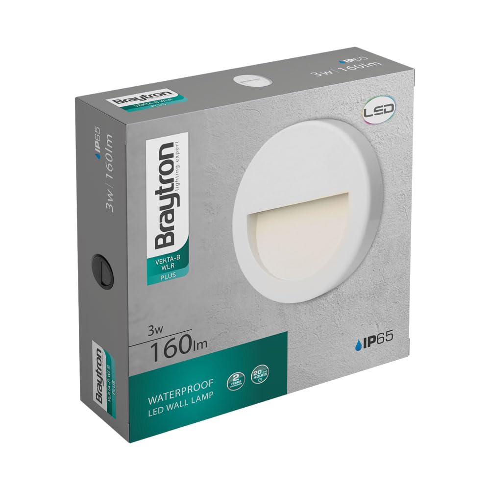 3W LED Treppenlicht IP65 – Innen & Außen – Rund & Rechteckig – Bild 11