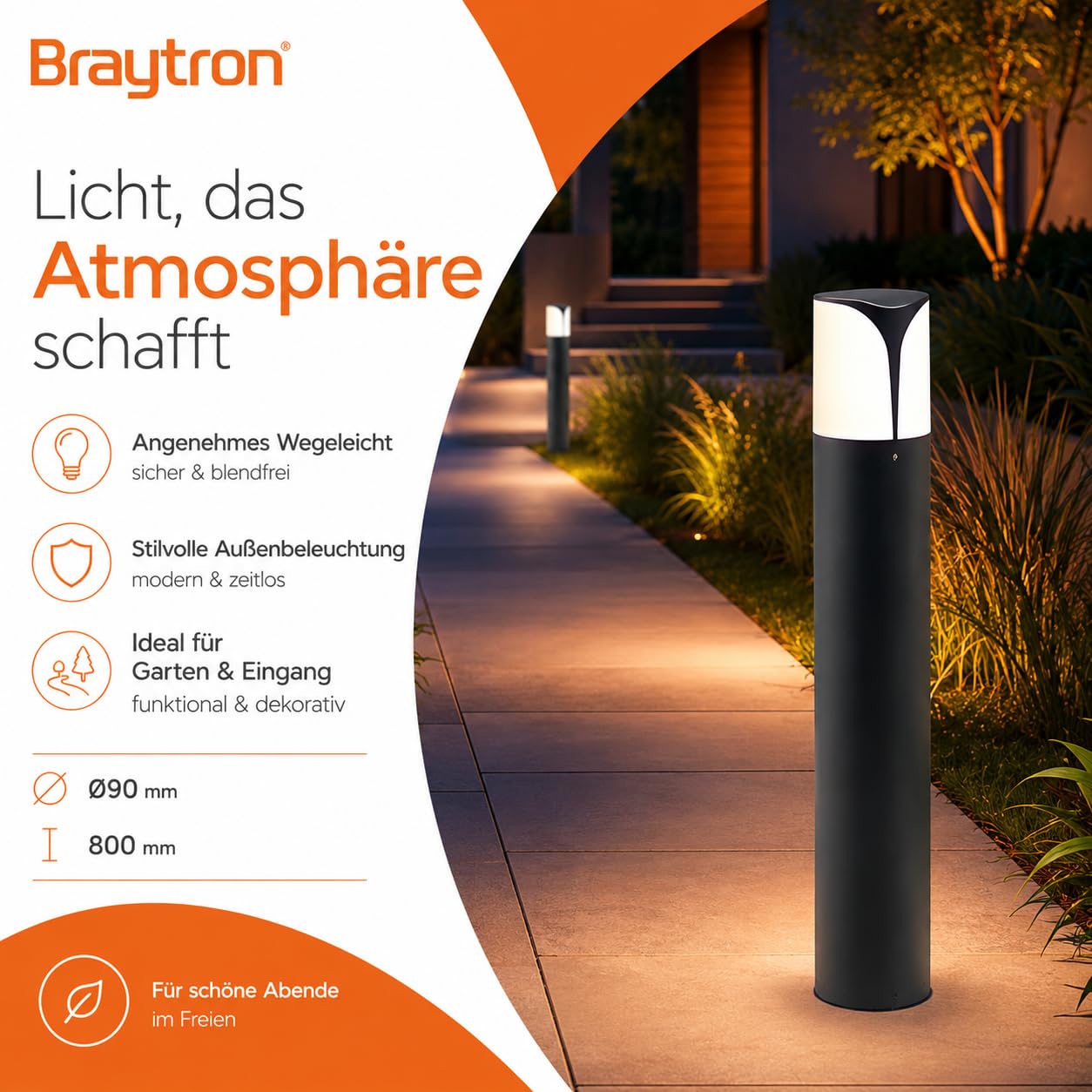 Wegeleuchte E27 IP44 – Moderne Außenleuchte für Garten & Wege – Bild 11