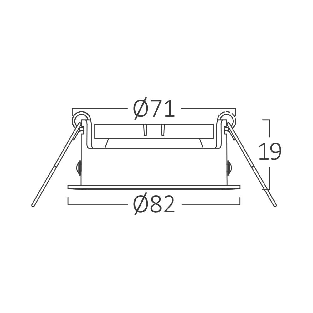 GU10 Einbaustrahler Weiß 3er Set – Rund & 30° Schwenkbar – Bild 13