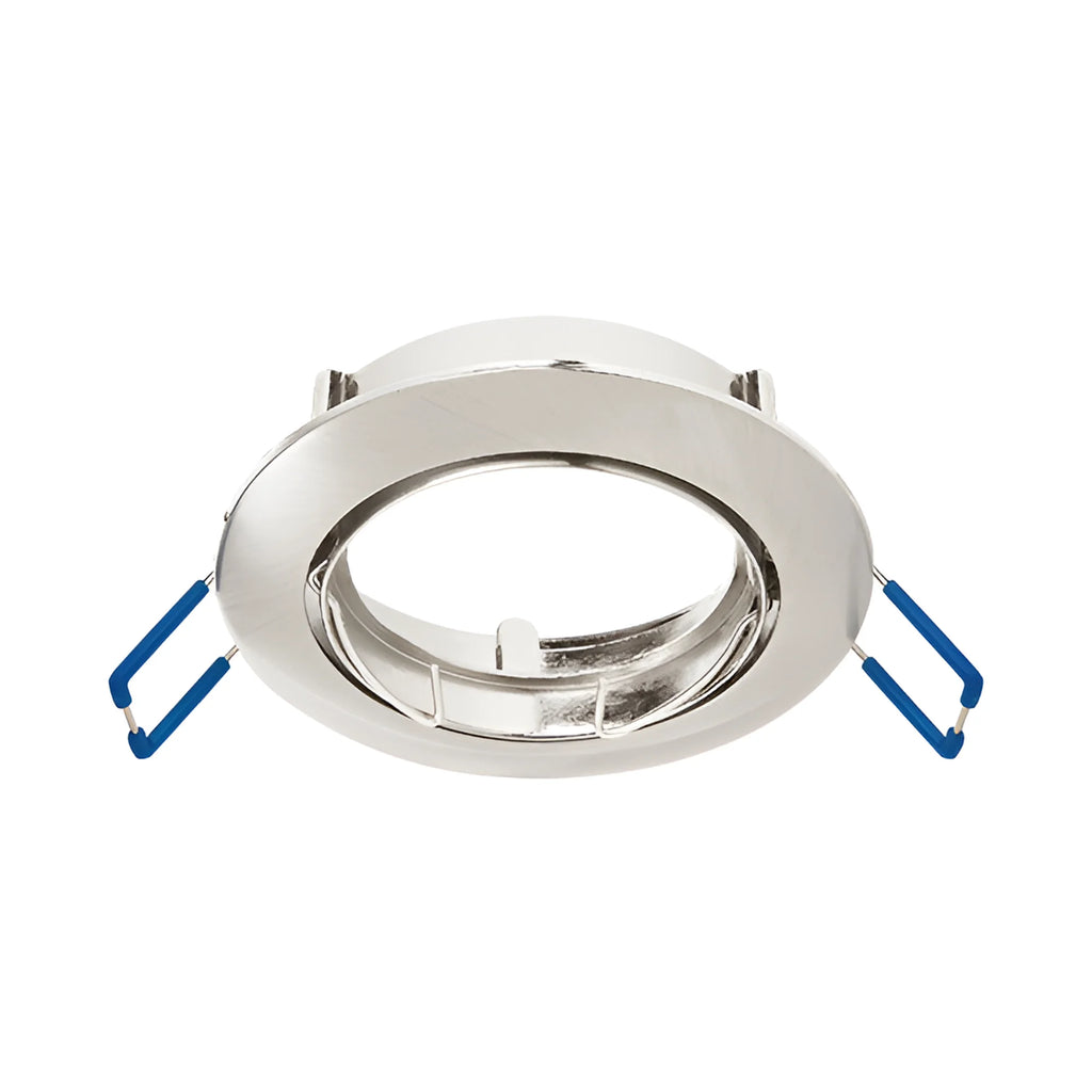 GU10 Einbaustrahler Nickel matt 3er Set – Rund & 30° Schwenkbar – Bild 4