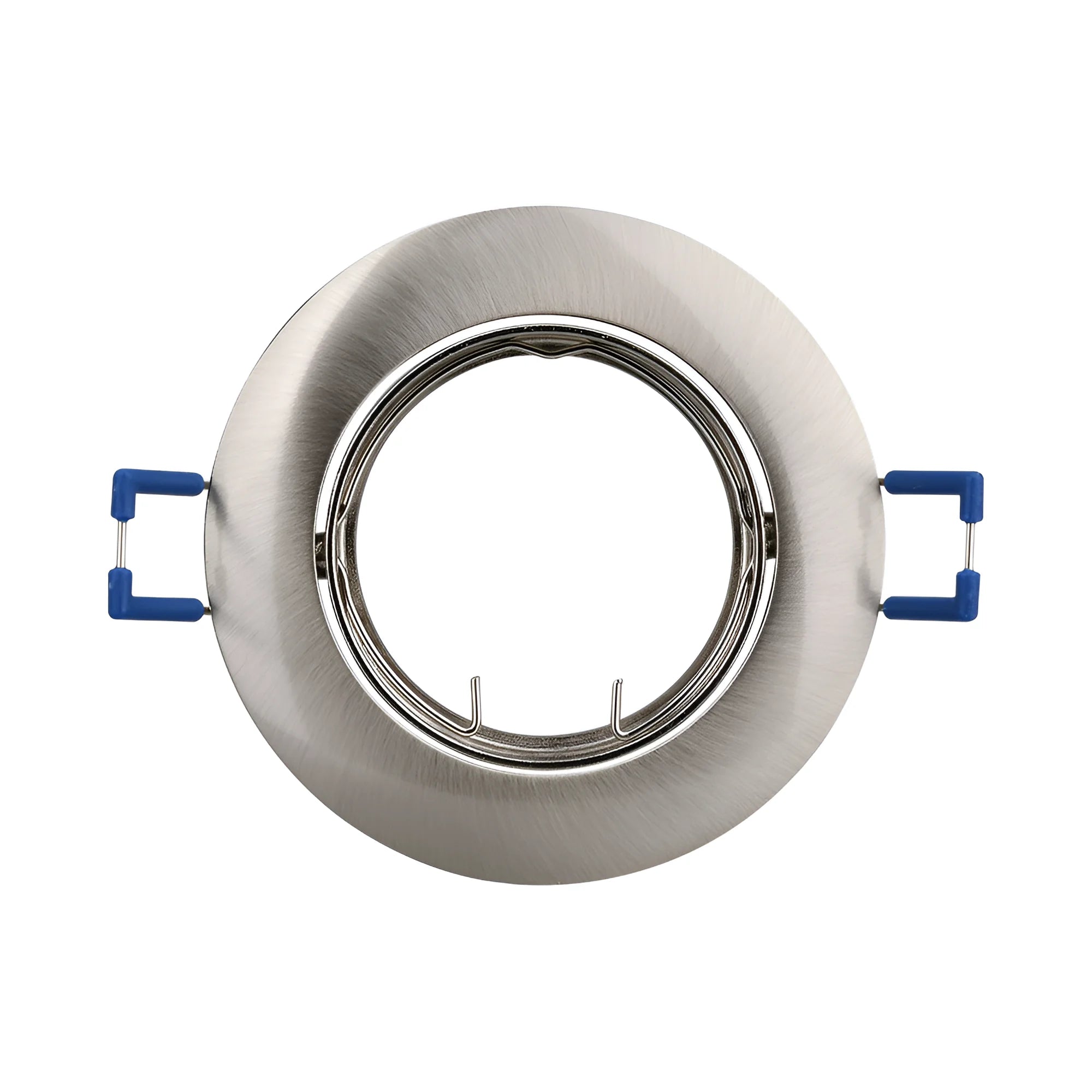 GU10 Einbaustrahler Nickel matt 3er Set – Rund & 30° Schwenkbar – Maßzeichnung