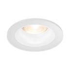 LED Einbaurahmen IP54 GU10 Glas Weiß Bad Feuchtraum Spot Ø83mm