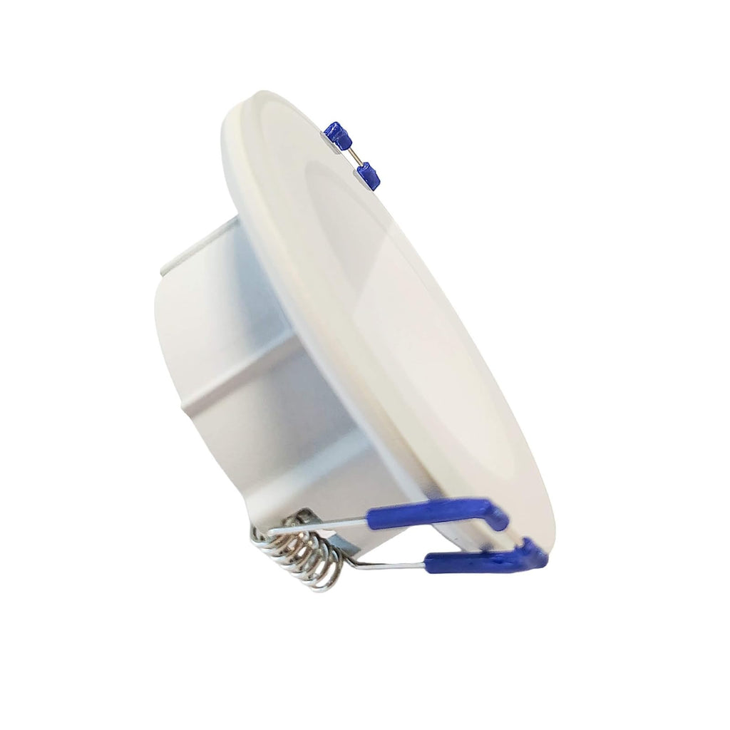 LED Einbaurahmen IP54 GU10 Glas Weiß Bad Feuchtraum Spot Ø83mm – Bild 9