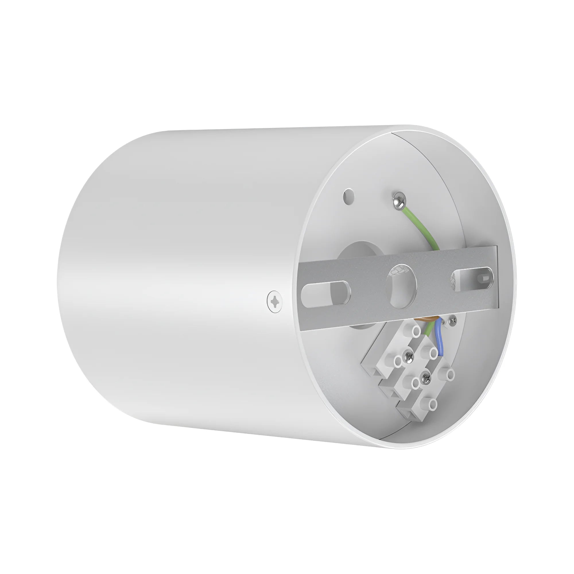 Deckenspot Aufbauspot GU10 rund weiß schwenkbar Ø80mm | PurpleLights – Maßzeichnung