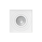 GU10 Deckenspot eckig Weiß schwenkbar 80x100 mm – Bild 3