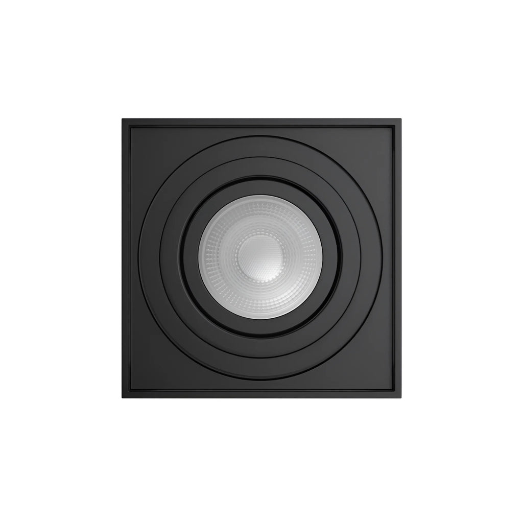 Schwenkbarer LED Aufbauspot GU10 – Rund/Quadratisch, IP20, Aluminium – Bild 3