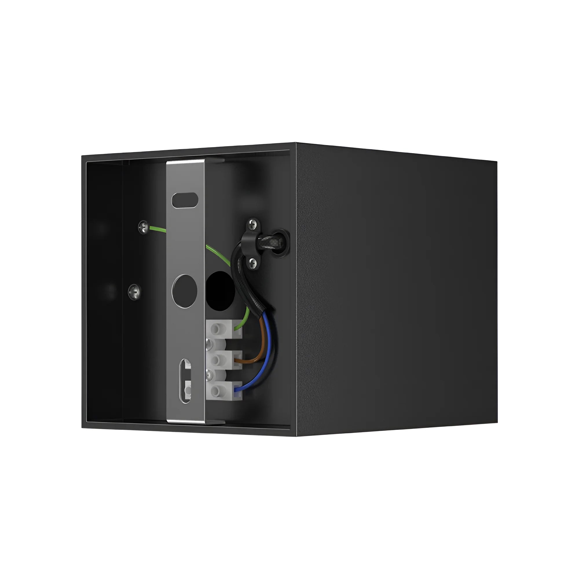 Schwenkbarer LED Aufbauspot GU10 – Rund/Quadratisch, IP20, Aluminium – Maßzeichnung