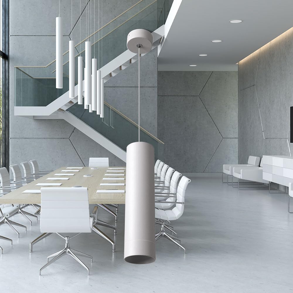 Pendelleuchte GU10 Zylinder – Modern, höhenverstellbar, Aluminium – Bild 10