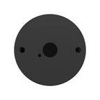Schlanker GU10 Aufbauspot – Schwarz, Aluminium, modern, 1x35W – Maßzeichnung