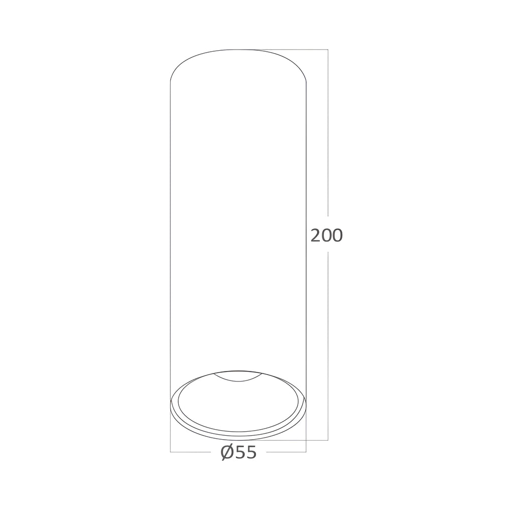 Schlanker GU10 Aufbauspot – Weiß, Aluminium, Modernes Design, IP20 – Bild 6