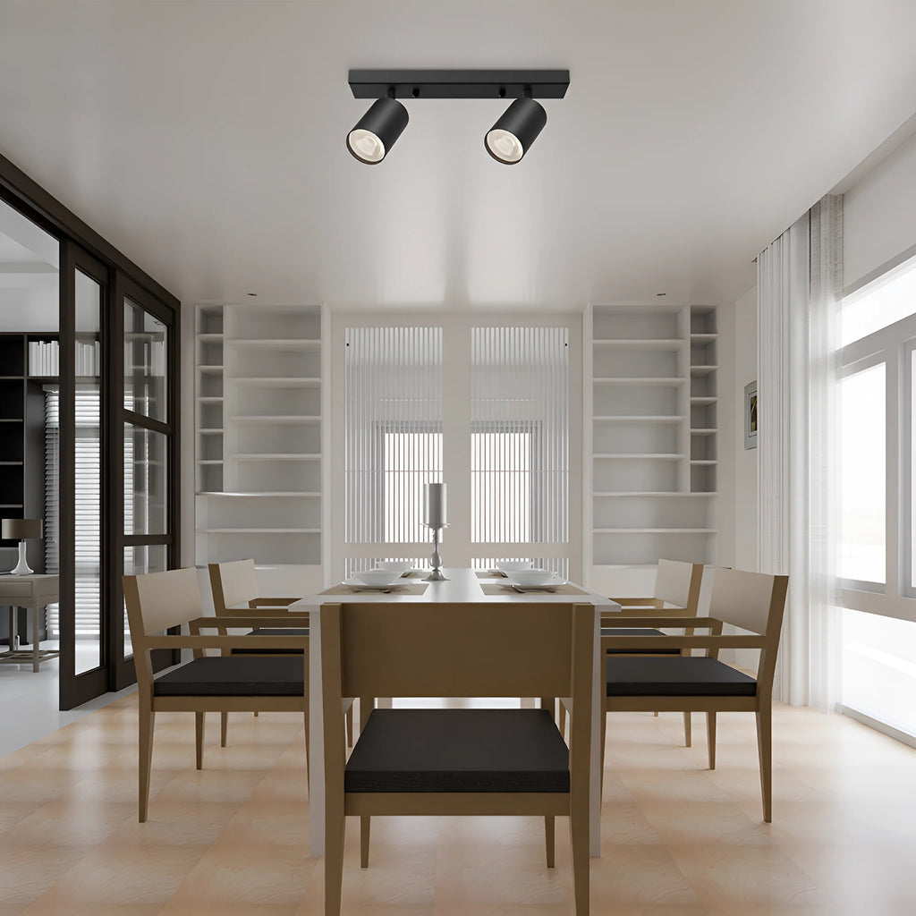 LED Deckenspot 2-flammig Gold | Schwenkbare Deckenleuchte – Bild 3