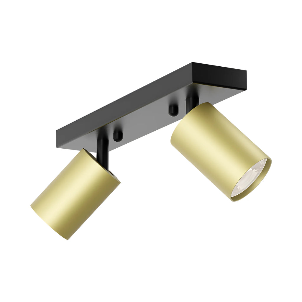 LED Deckenspot 2-flammig Gold | Schwenkbare Deckenleuchte – Bild 5