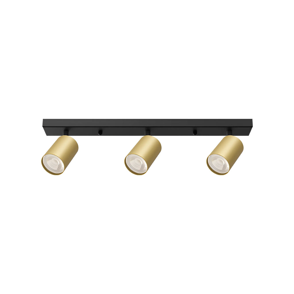 LED Deckenspot 3-flammig Gold | Moderne Spotleuchte
