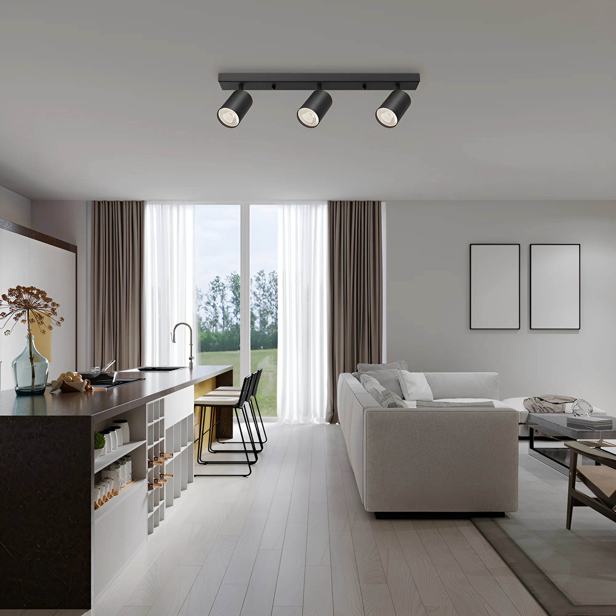 LED Deckenspot 3-flammig Gold | Moderne Spotleuchte – Bild 2