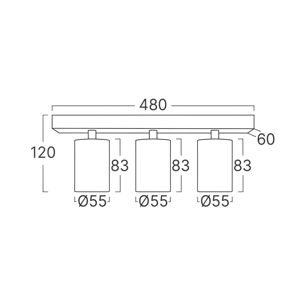 LED Deckenspot 3-flammig Gold | Moderne Spotleuchte – Bild 7