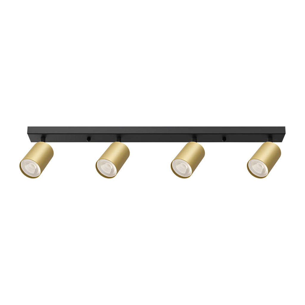 LED Deckenspot 4-flammig Gold | Schwenkbare Spotleuchte – Bild 2