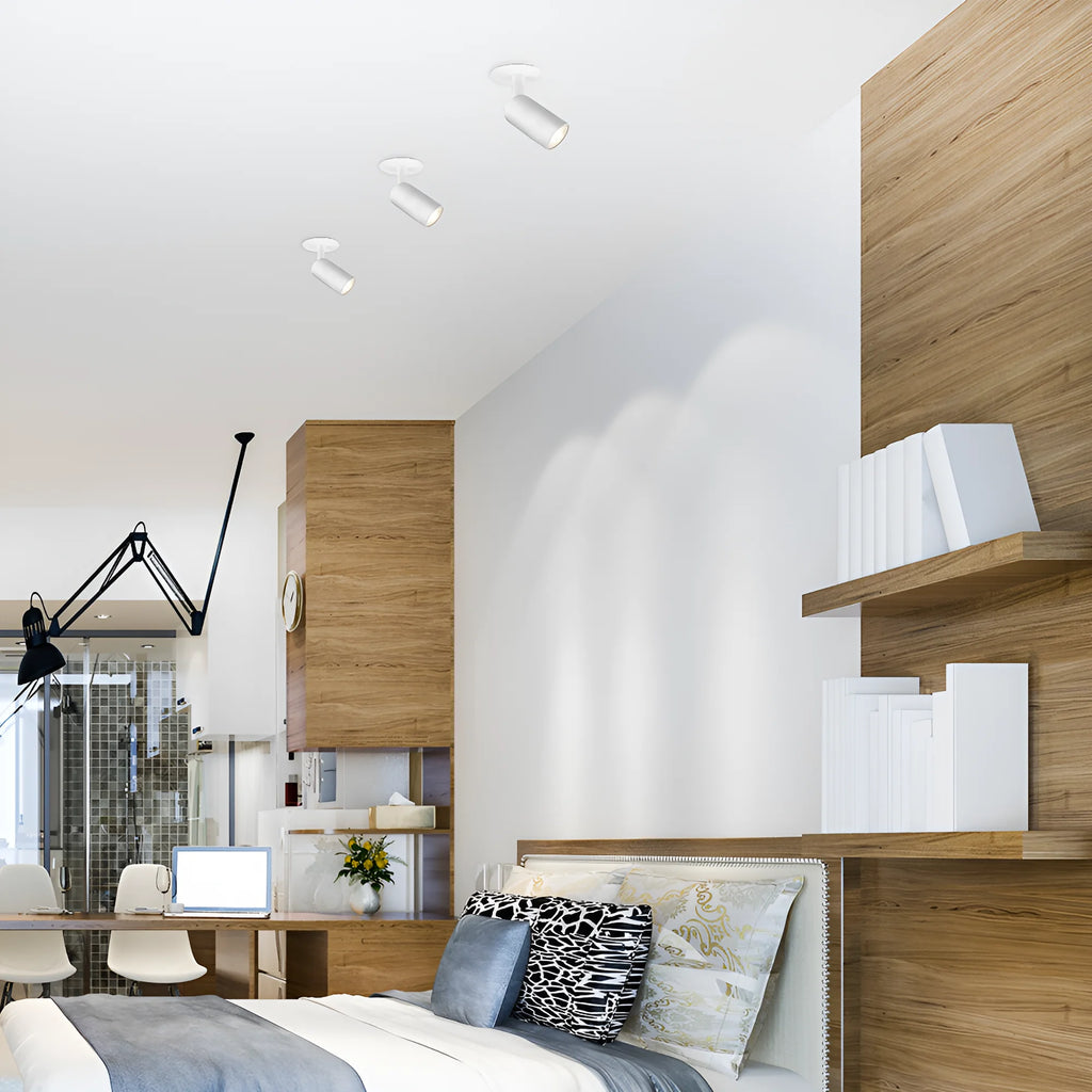 Modernes Design: Schwenkbare Einbauleuchte Einbauspot mit GU10 Fassung – Bild 4