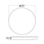 BRY-STEP-A-CR1-RND-WHT-STEPLIGHT COVER – Bild 5
